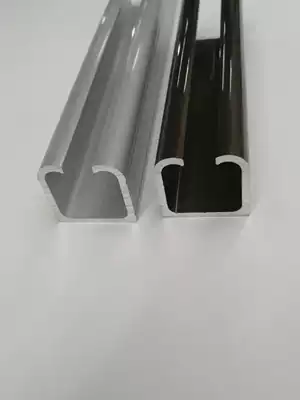 Guthra door track slide slide silent solid wood glass door folding slide door guide rail hanging wheel hanging door pulley