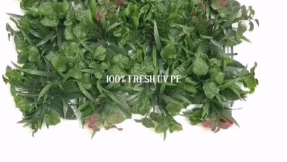 Wholesale Plastic Artificial Hedge Fence For Garden Wall Covering Decor