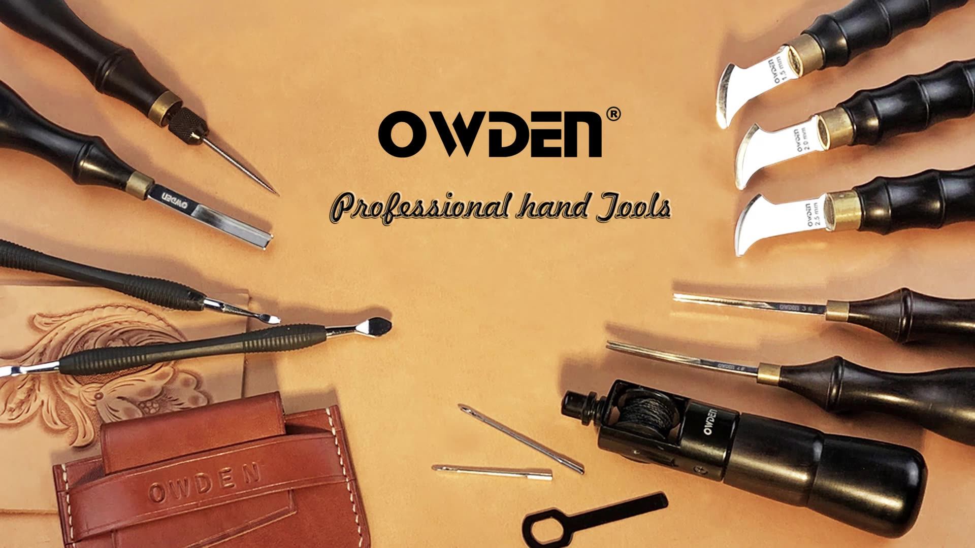 Owden Professional 13 Pcs Leather Hole Punch Set (slim Style) 1.012mm