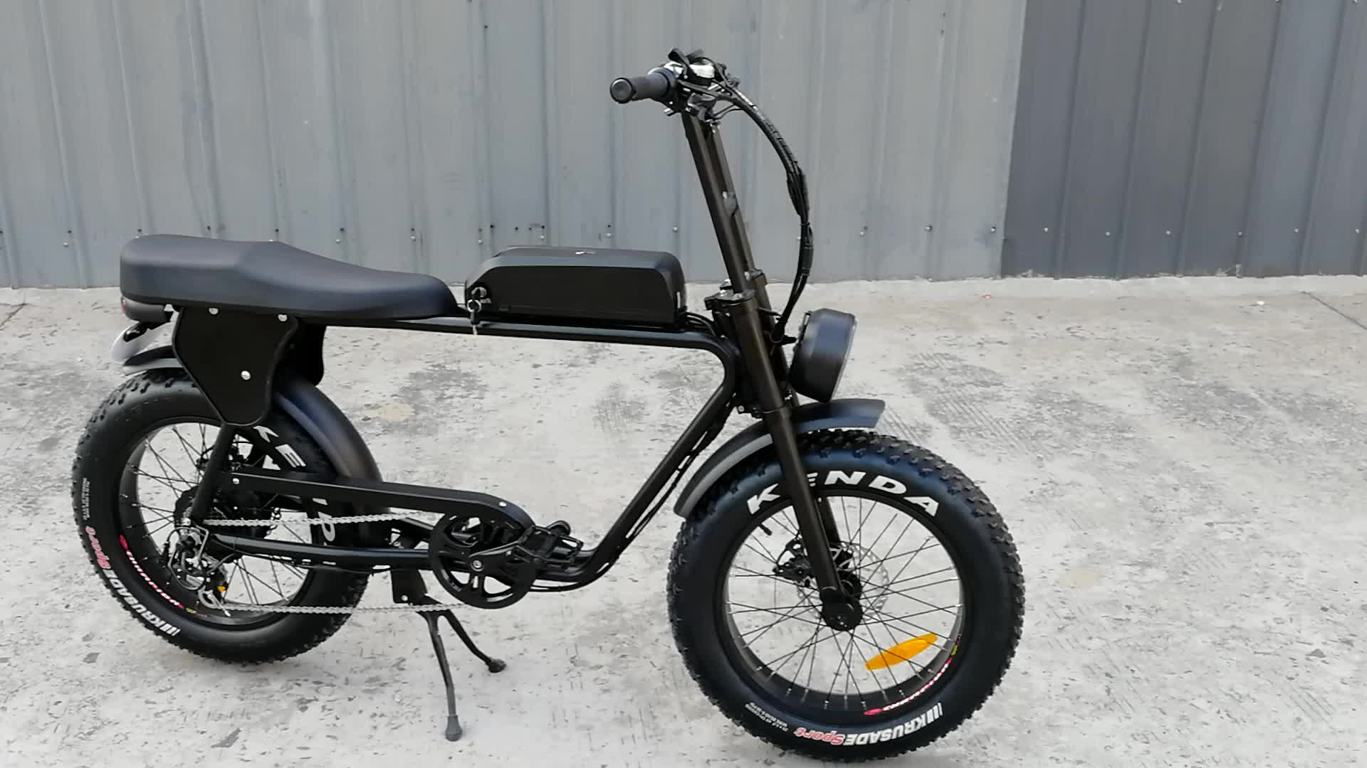 electric bike with long seat