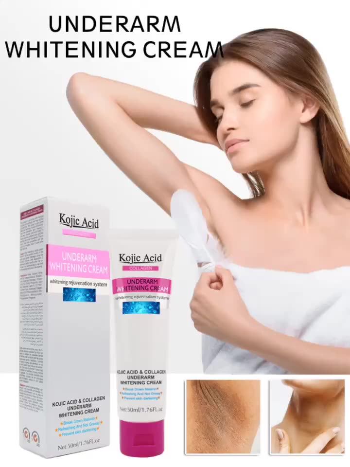 Armpit Whitening Body Cream Kojic Acid Hyaluronic Organic Body And