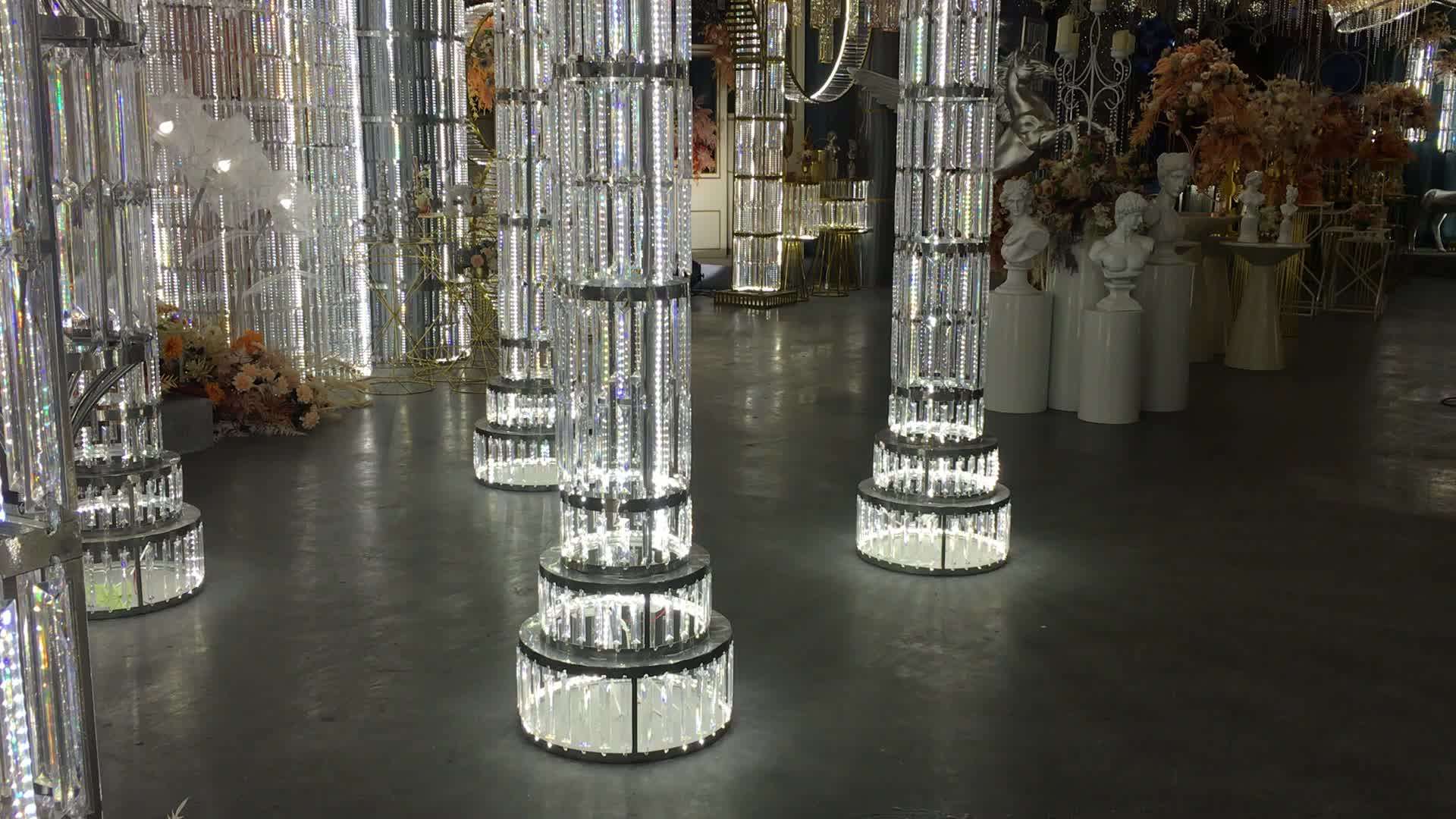 Large Crystal Wedding Pillars For Sale Buy Large Crystal Wedding