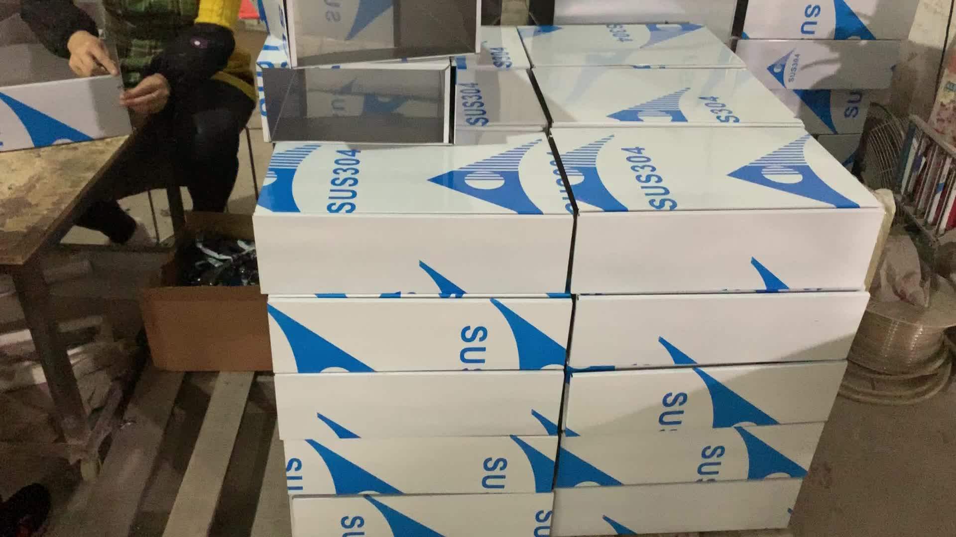 Round Stainless Steel Trash Bin Flap Lid Waste Receptacle Swing Top