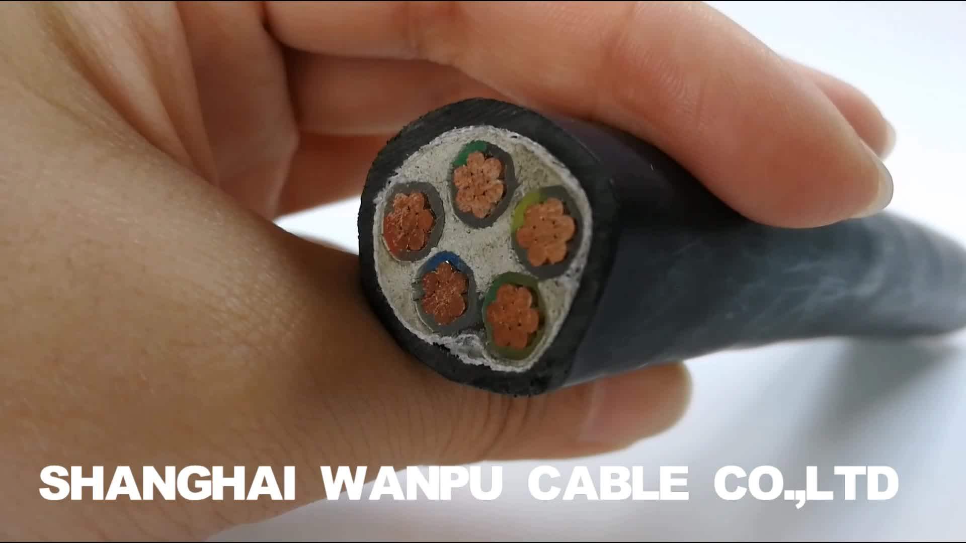 2 Core 6mm Copper Electric Cable 3 Phase Cable 10 Mm Europe Power Cable