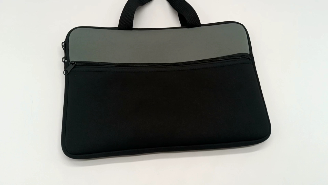 New Style Custom Size Logo Neoprene Laptop Sleeve With Handle Strap