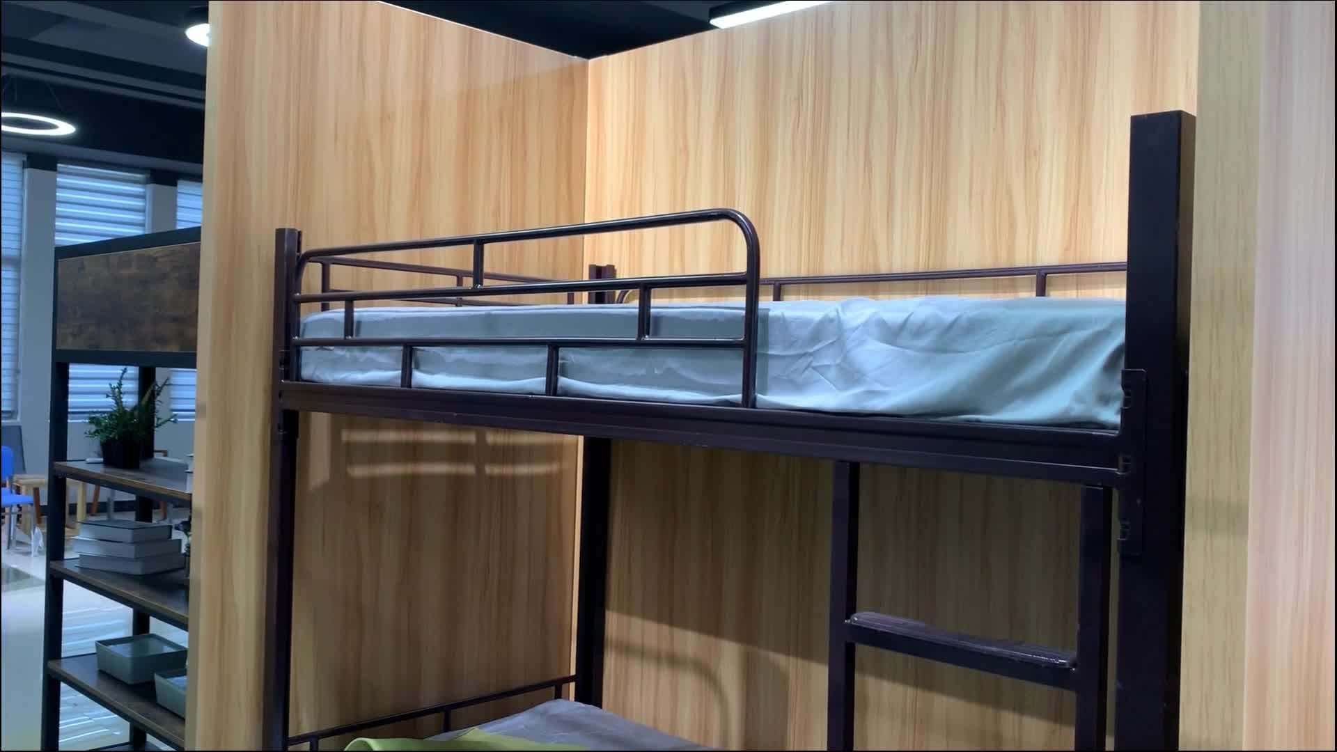 High Quality Adult Dormitory Home Military Style Kd Metal Steel Frame