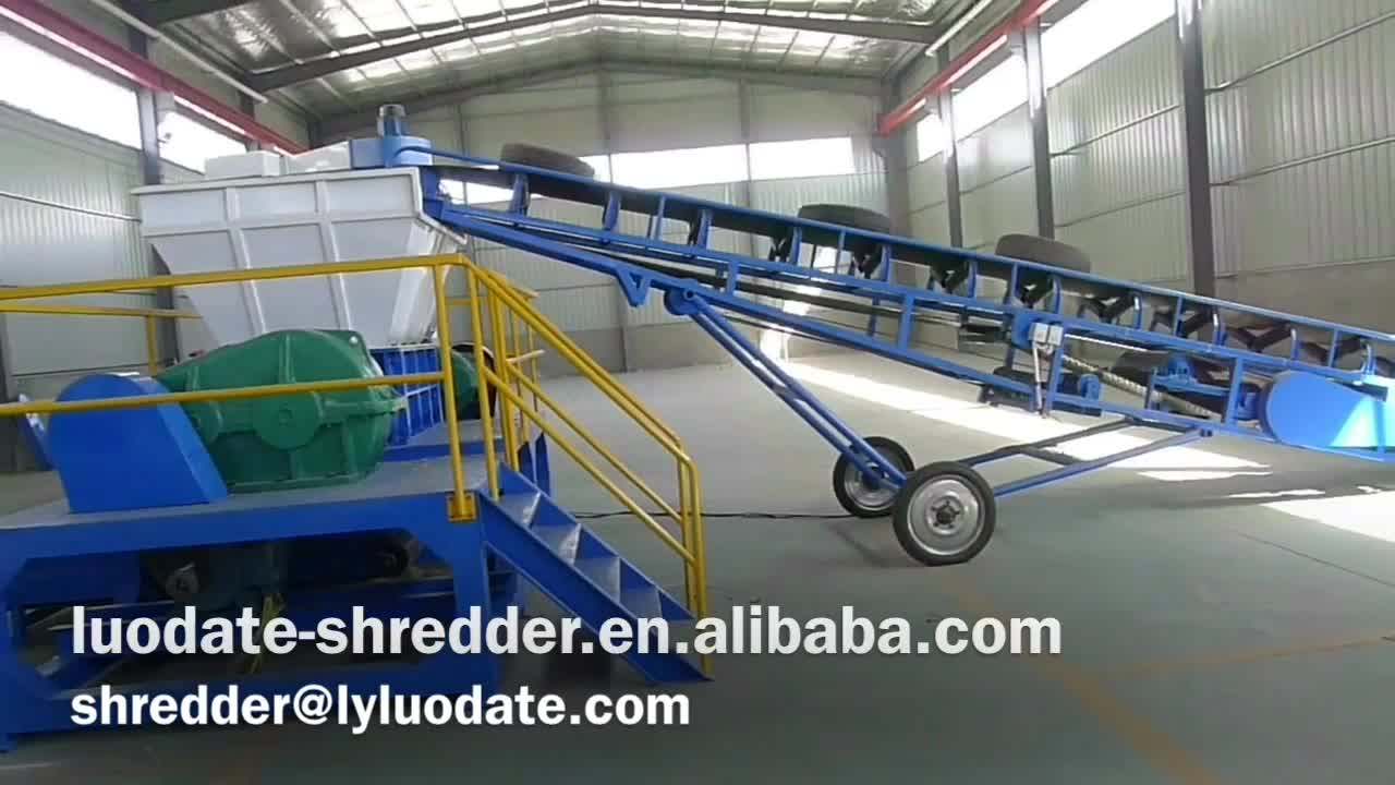 Used Car Tires Shredder Machine Tyre Shredder/ Tyre Recycling Machine