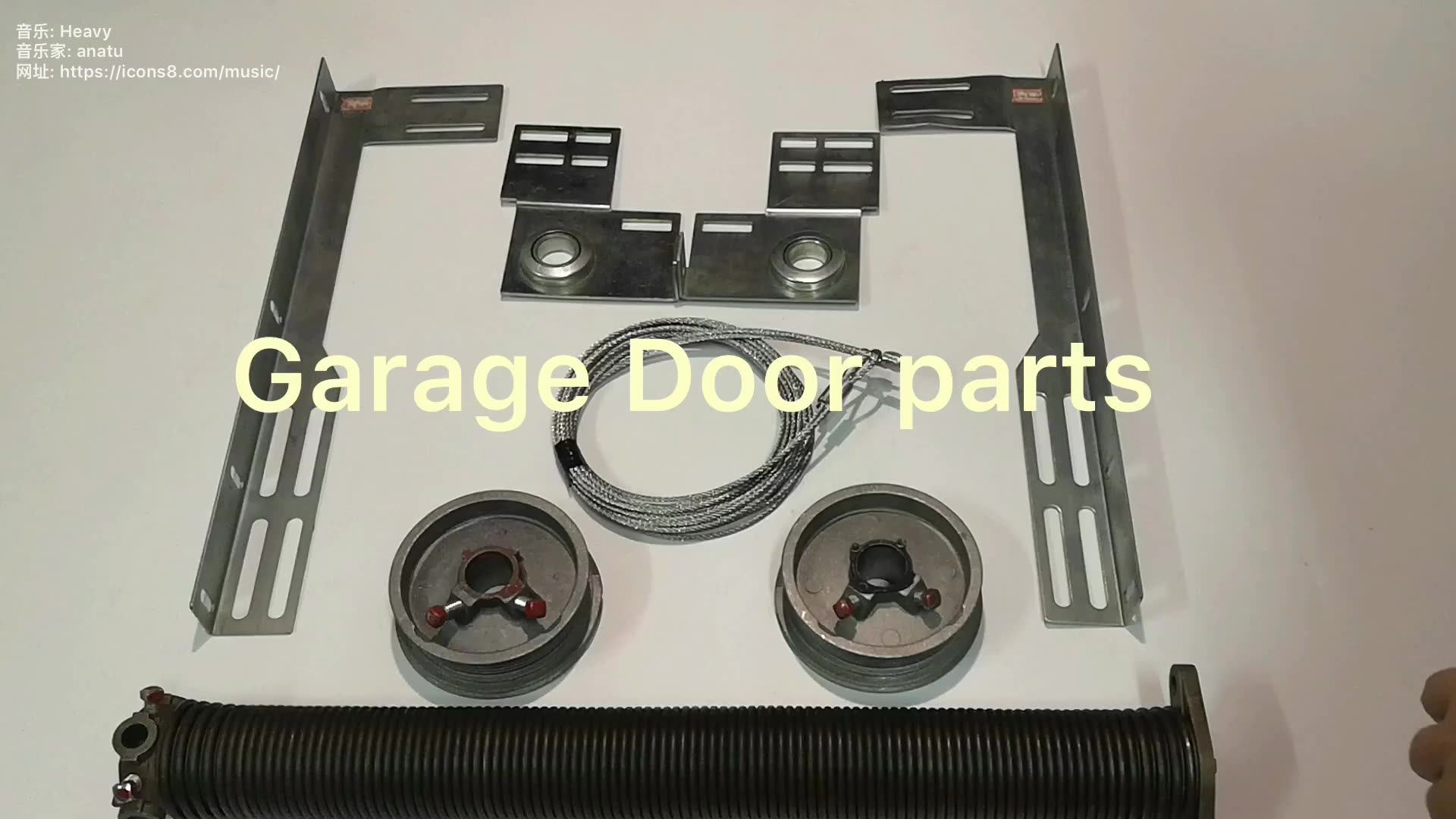 High Precision Customized Oil Tempered Wire Garage Roller Door Torsion