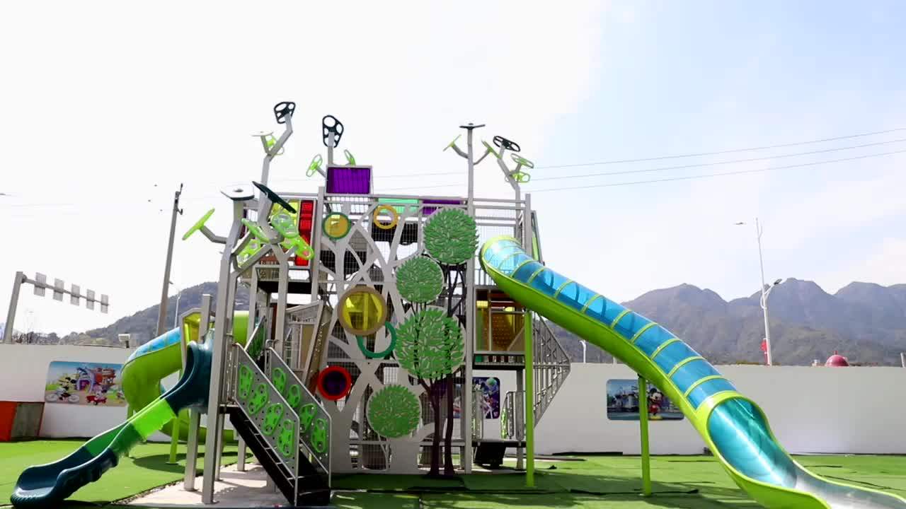 Yls124 Amusement Park Free Play Equipment Safety Education Outdoor