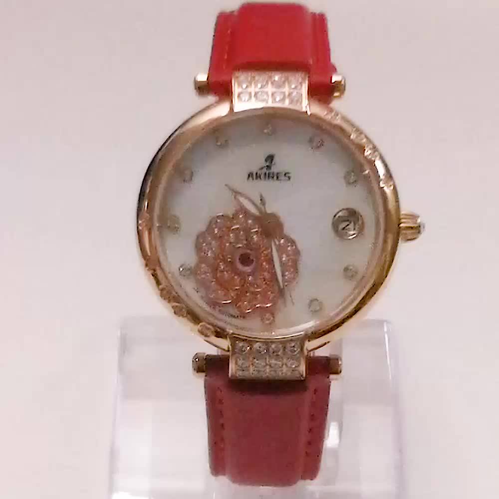 Akires Luxury Women Watch Japan Movt Watch Miyota Automatic Wristwatch
