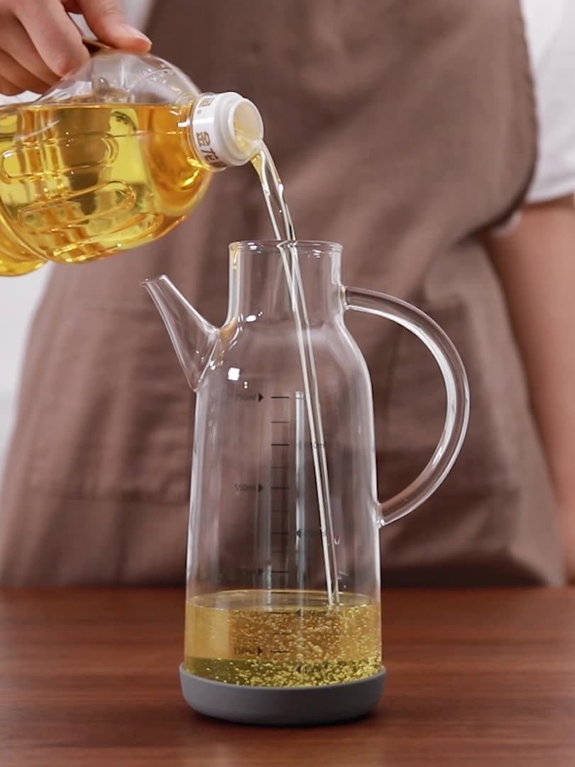 Shimoyama High Quality Safe Heat Resistant Glass Olive Oil Dispenser