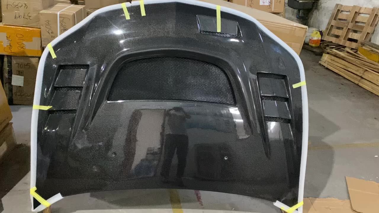 Mugen Style Carbon Fiber Engine Hood For Honda Jazz Fit Buy