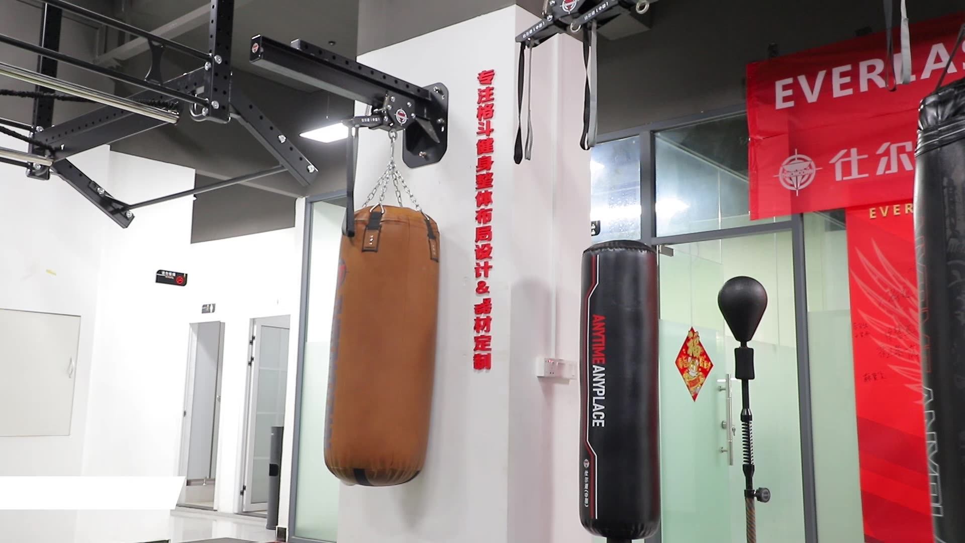 Wall Mount Punch Bag Bracket Steel Hanging Boxing Bag Pull Up Bar