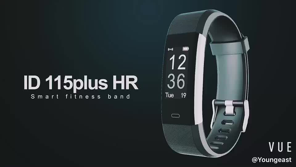 omnix id115 plus hr smart wristband