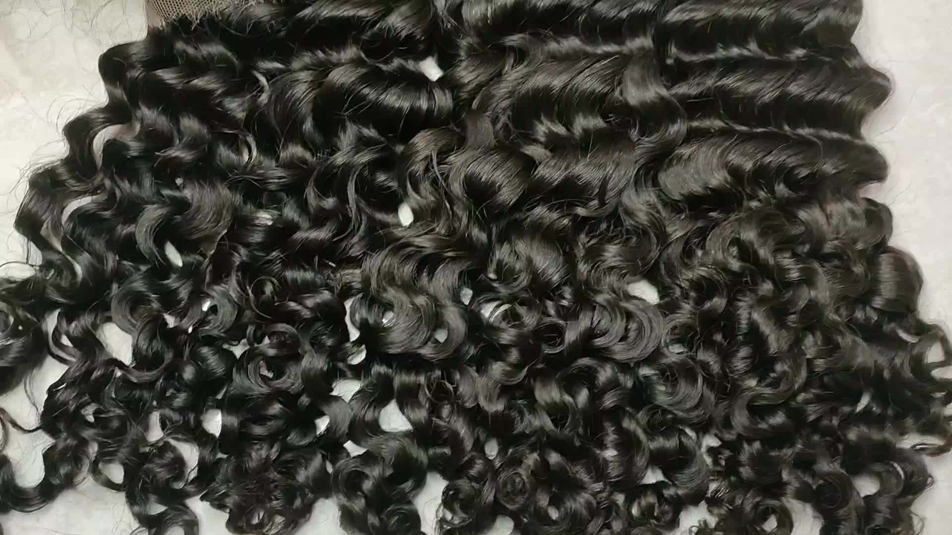 2020 New Arrival Raw Burmese Curly Hair Bundles Full Cuticle Aligned
