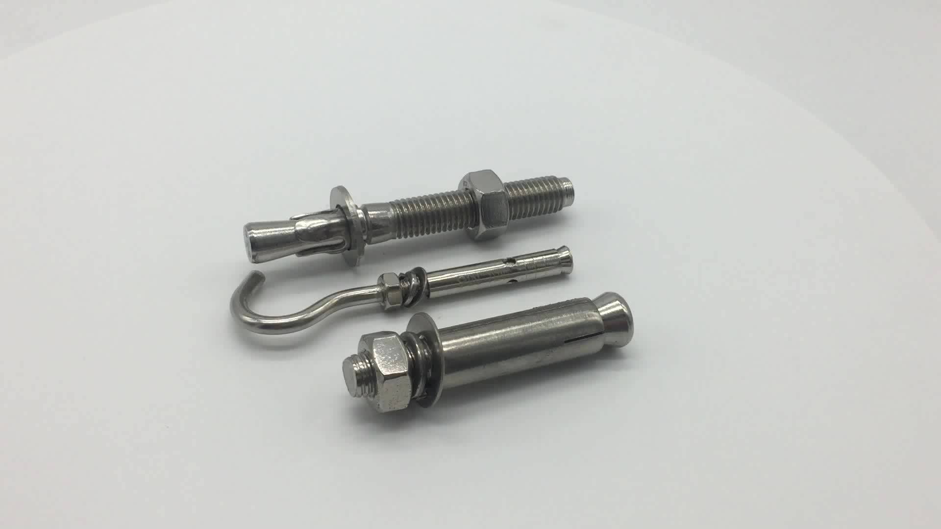 20mm Diameter Stainless Steel 304 316 M8 M10 M12 M16 M30 Anchor Bolt