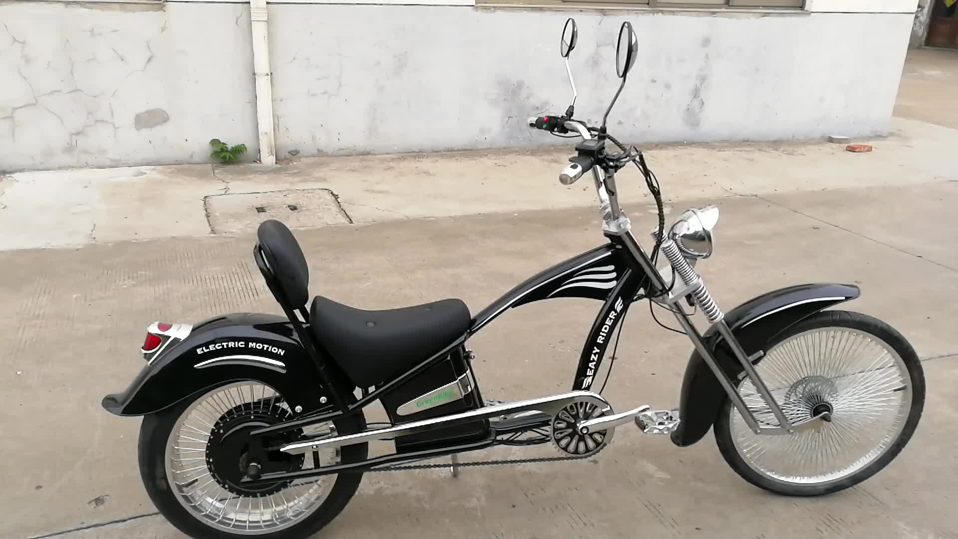 Chopper Adult American Chopper Electric Bike With 48v Battery Lithium