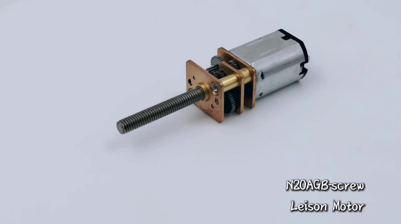 N20agb Mini Quiet Gear Motor 3v Toy Robot Motor With Long M3 M4 M5 Lead Screw Buy Quiet Dc