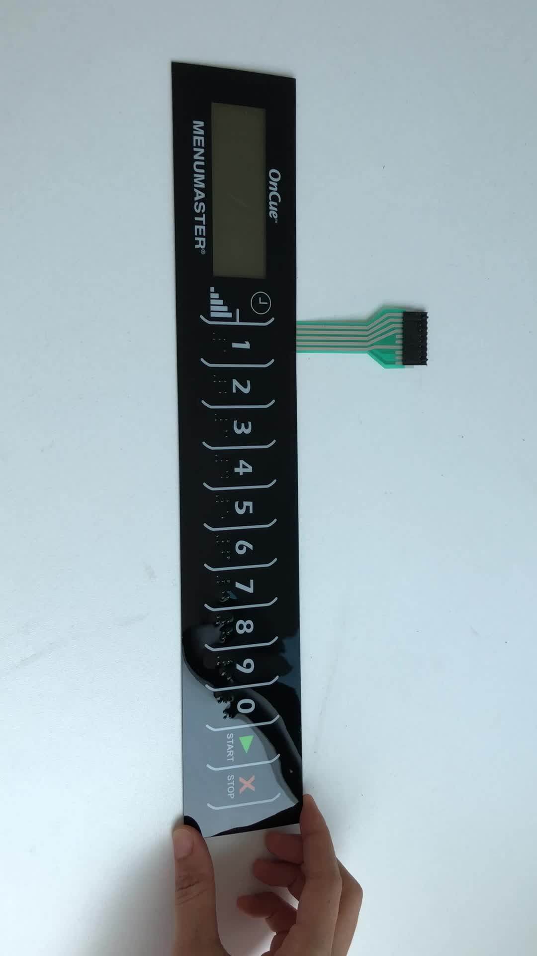 Homeappliance Membrane Switch With Long Lifespan Tactile Snap Dome