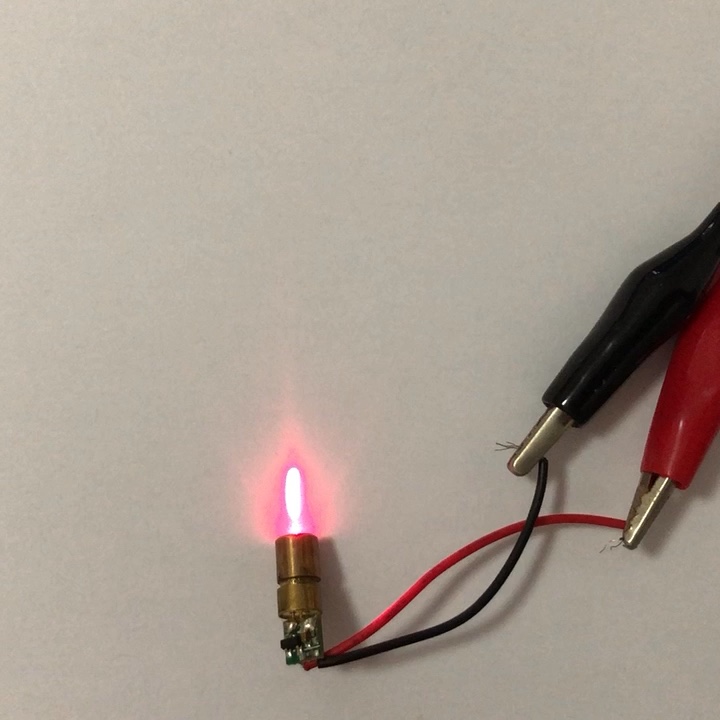 Rockyin 10PCS set Mini 5V 6 mm 650nm 5mW láser del diodo del punto Módulo láser rojo de cobre Cabeza