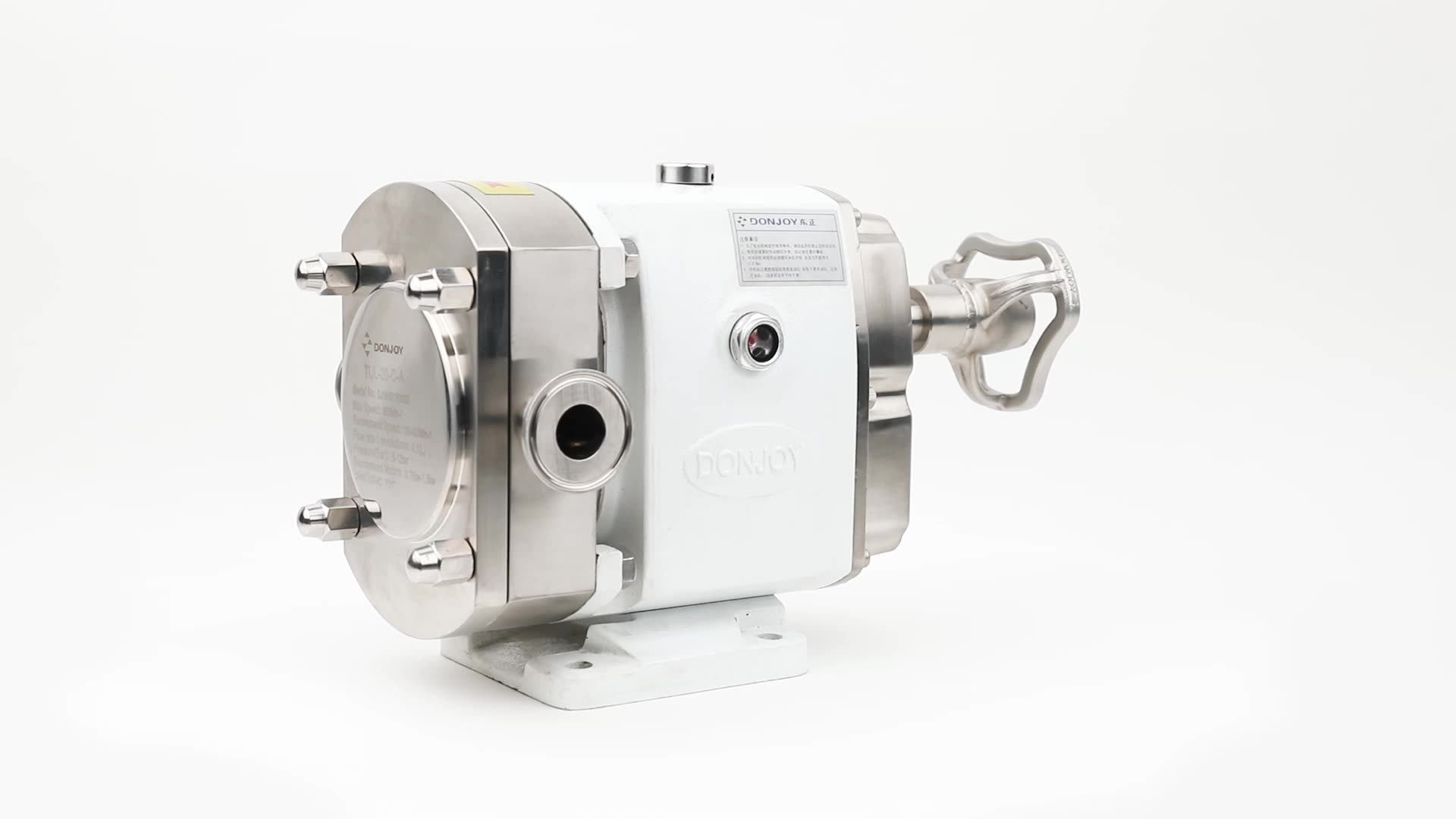 Donjoy Sanitary Positive Displacement Rotary Lobe Pump Food Grade