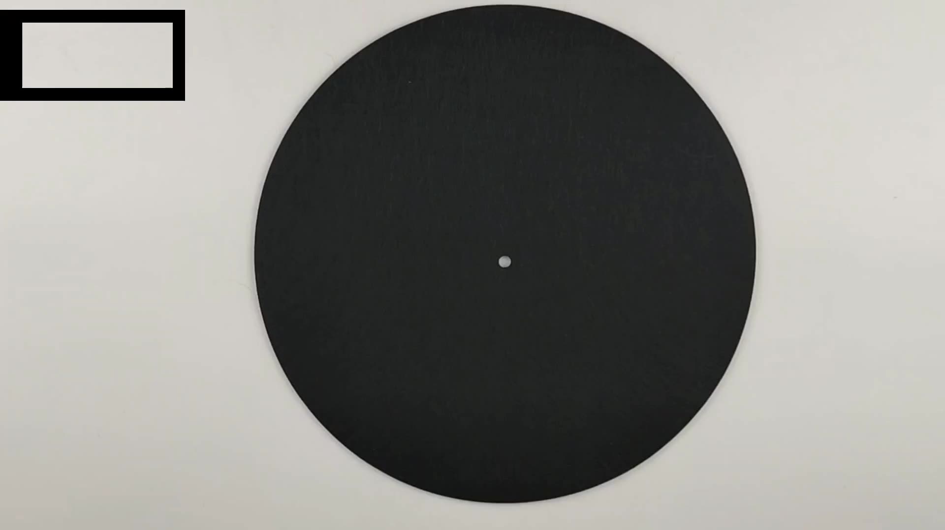 Wholesale Custom Printed Round Turntable Felt Slipmat For Vinyl Record