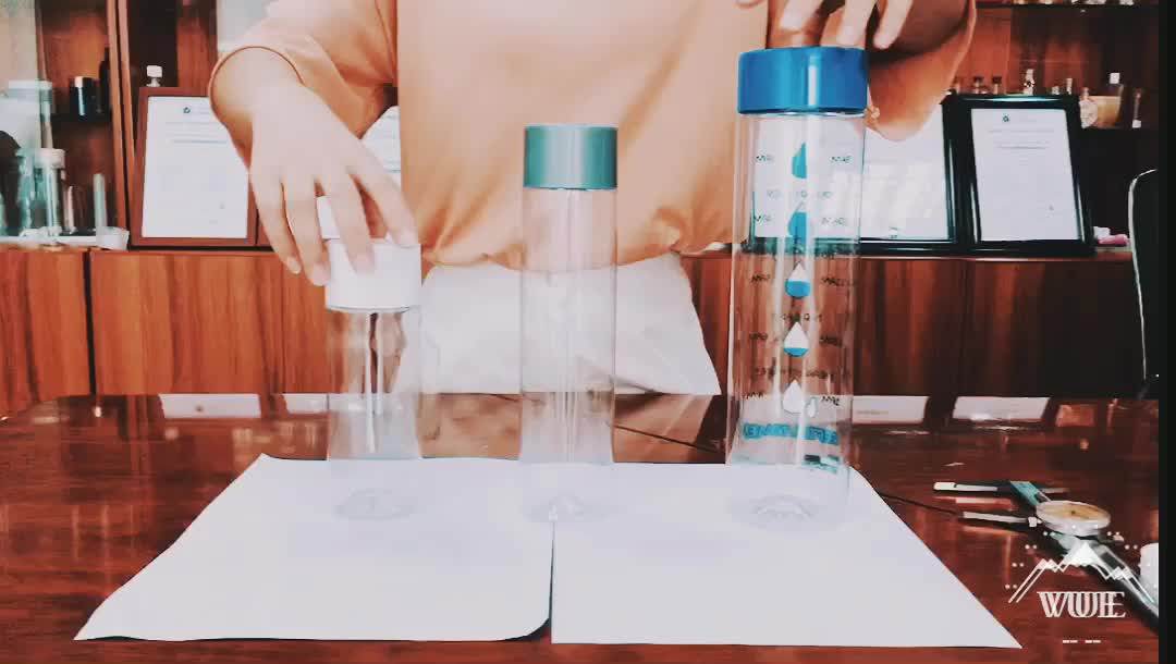 Bpa Free 32oz 1 Liter 1l 1000ml Clear Empty Pet Voss Shape Plastic Bottle Buy Cylinder Round