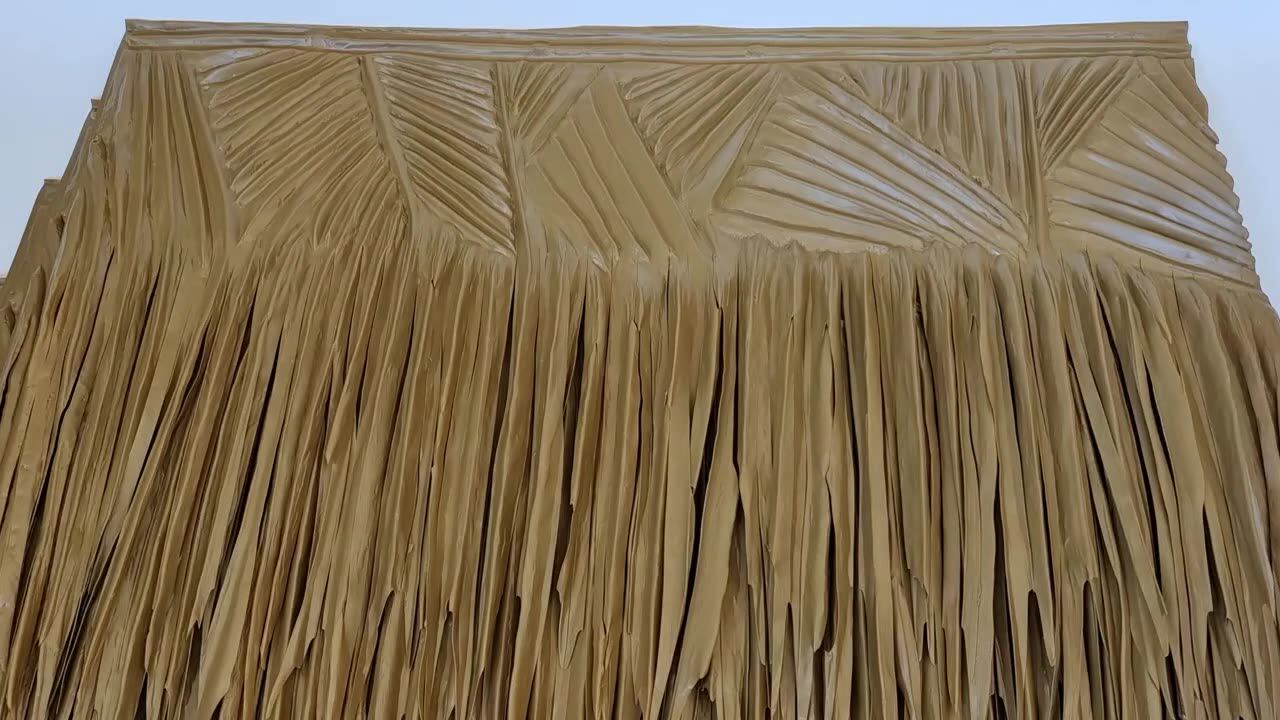 Hot Sale Artificial Synthetic Palmex Fronds Palm Leaves Thatch Roof