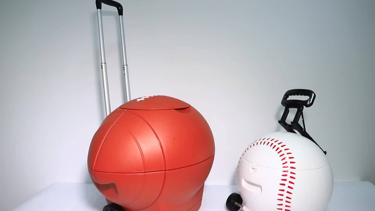 Plastic Custom Beer Bucket Ice Cooler Box With Wheel And Trolley Wheels