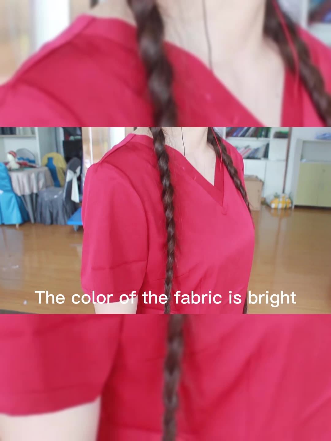 High Quality Fashion Custom Women Plus Size Medical Scrubs