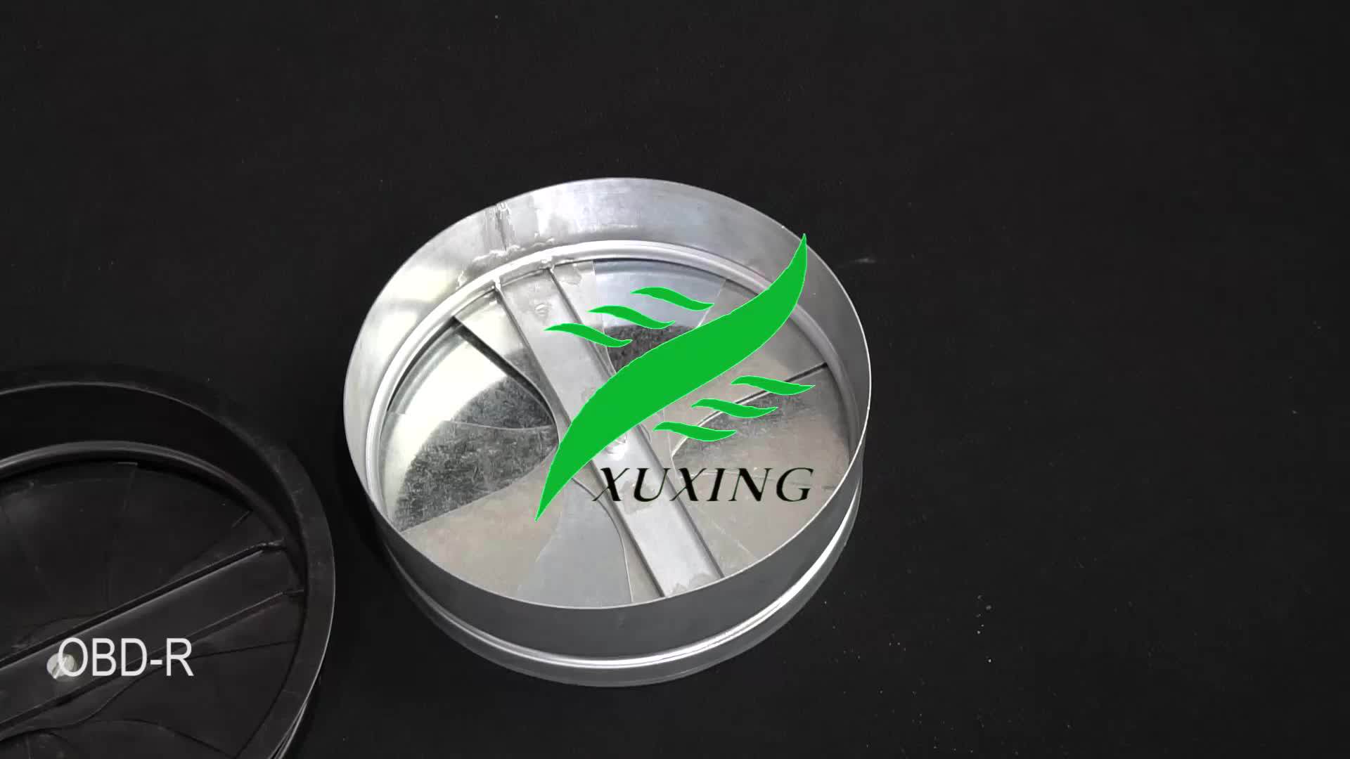 HVAC obd butterfly air duct damper round air supply vent damper, View