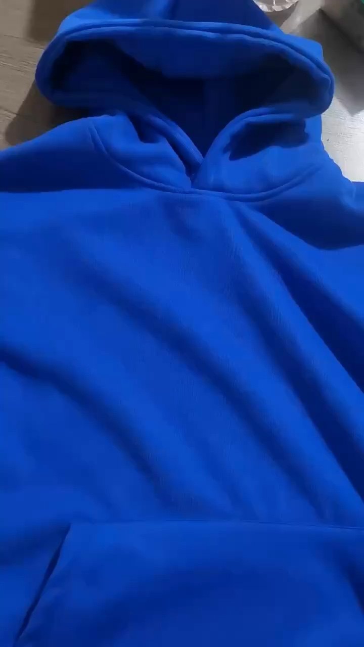 400gsm 500 Gsm French Terry Blank Hoodie Unisex 100 Cotton Cropped Essentials Hoodie Streetwear