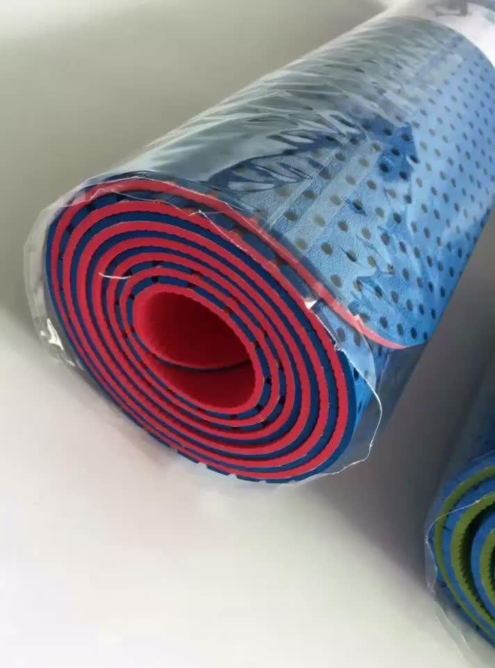 Eco Safe Non Toxic Nonskid Tpe Yoga Mat With Eyelet Hole Buy Tpe