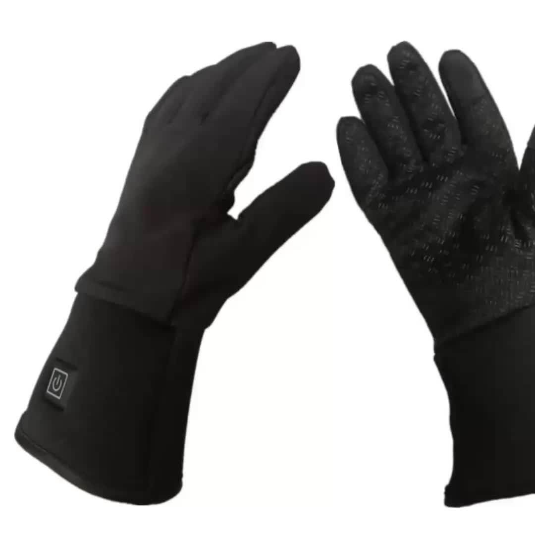 Wholesale Winter Top Quality Custom Touch Screen Heated Ski Gloves For