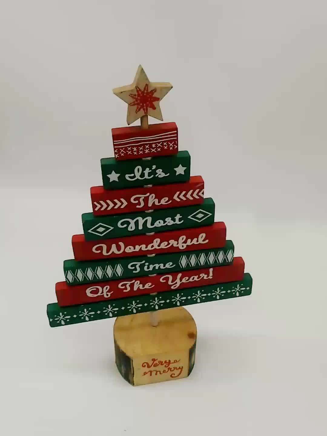 27cm Small Wooden Tabletop Christmas Tree Buy Small Christmas Tree