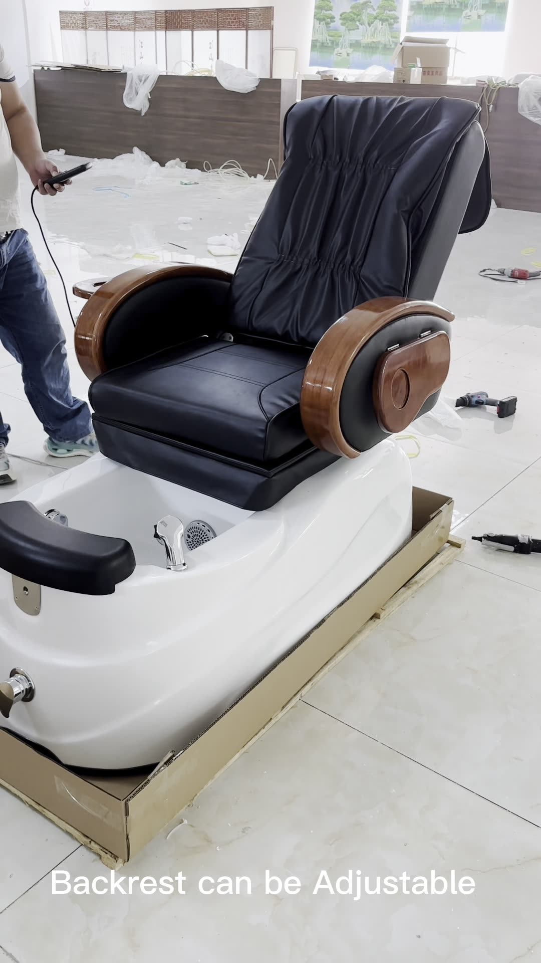 Anteeth Electric Reclining Manicure Pedicure Massage Chair