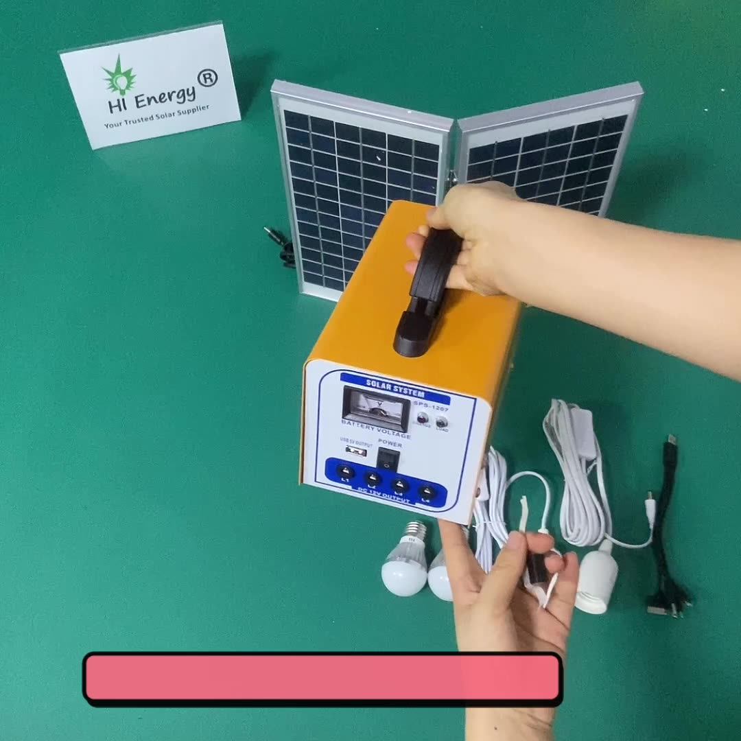 Hienergy Solar Systems Off Grid Complete Kit Portable Solar Indoor
