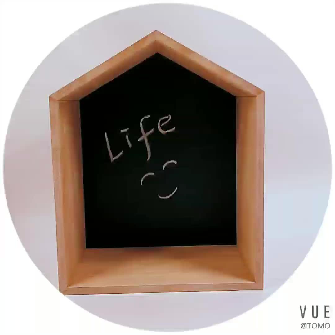 Cute Functional Houseshaped Wooden Decorative Shadow Box Buy Lighted