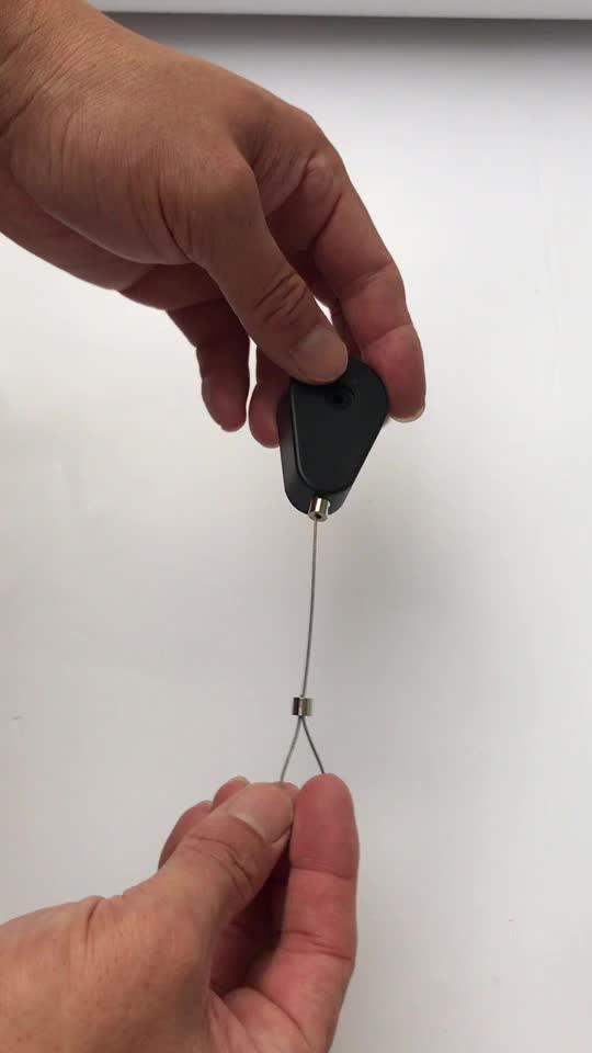 Dropshaped Retractable Security Cable Tether Buy Retractable Gear