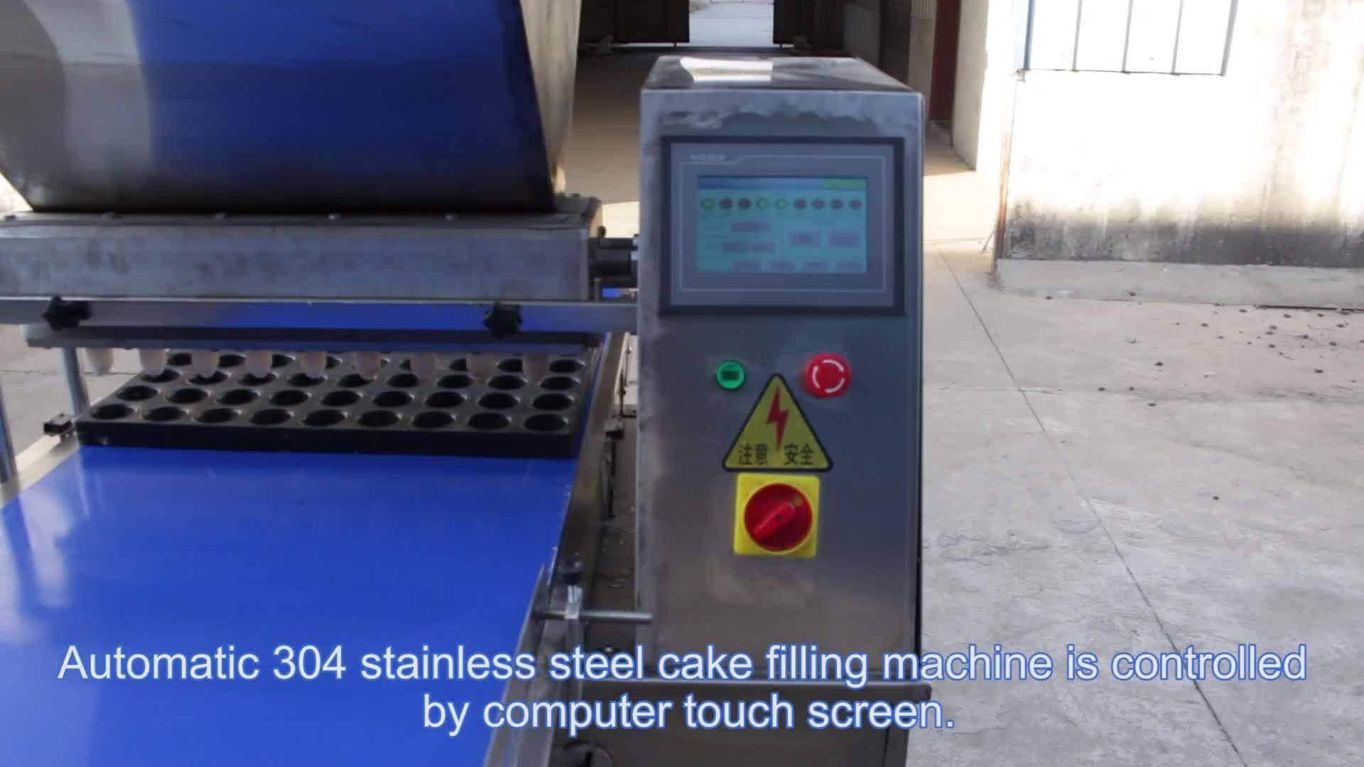 Industrial Cake Depositor Cake Double Filling Machine From China