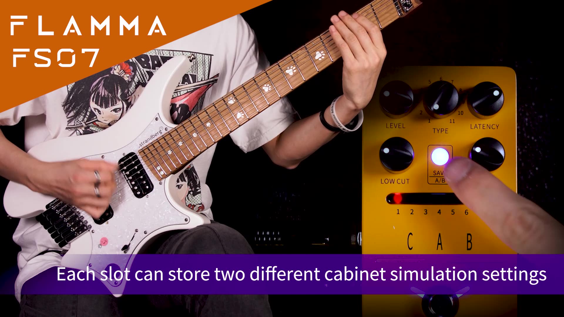 FLAMMA FS07 IR Cabinet Simulation Pedal Cab Simulation