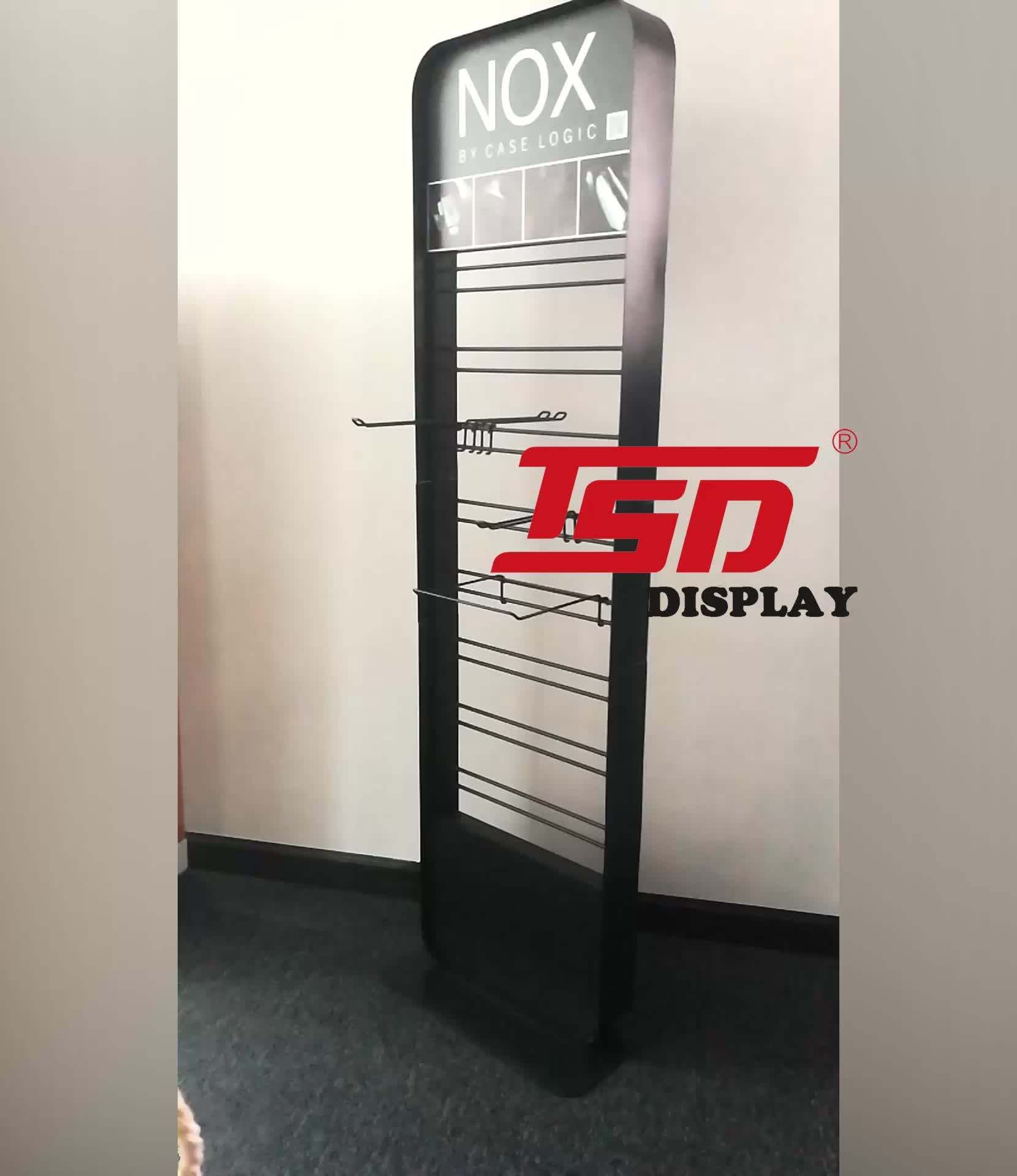 Floor Mobile Store Cell Phone Retail Metal Accessories Display Stand