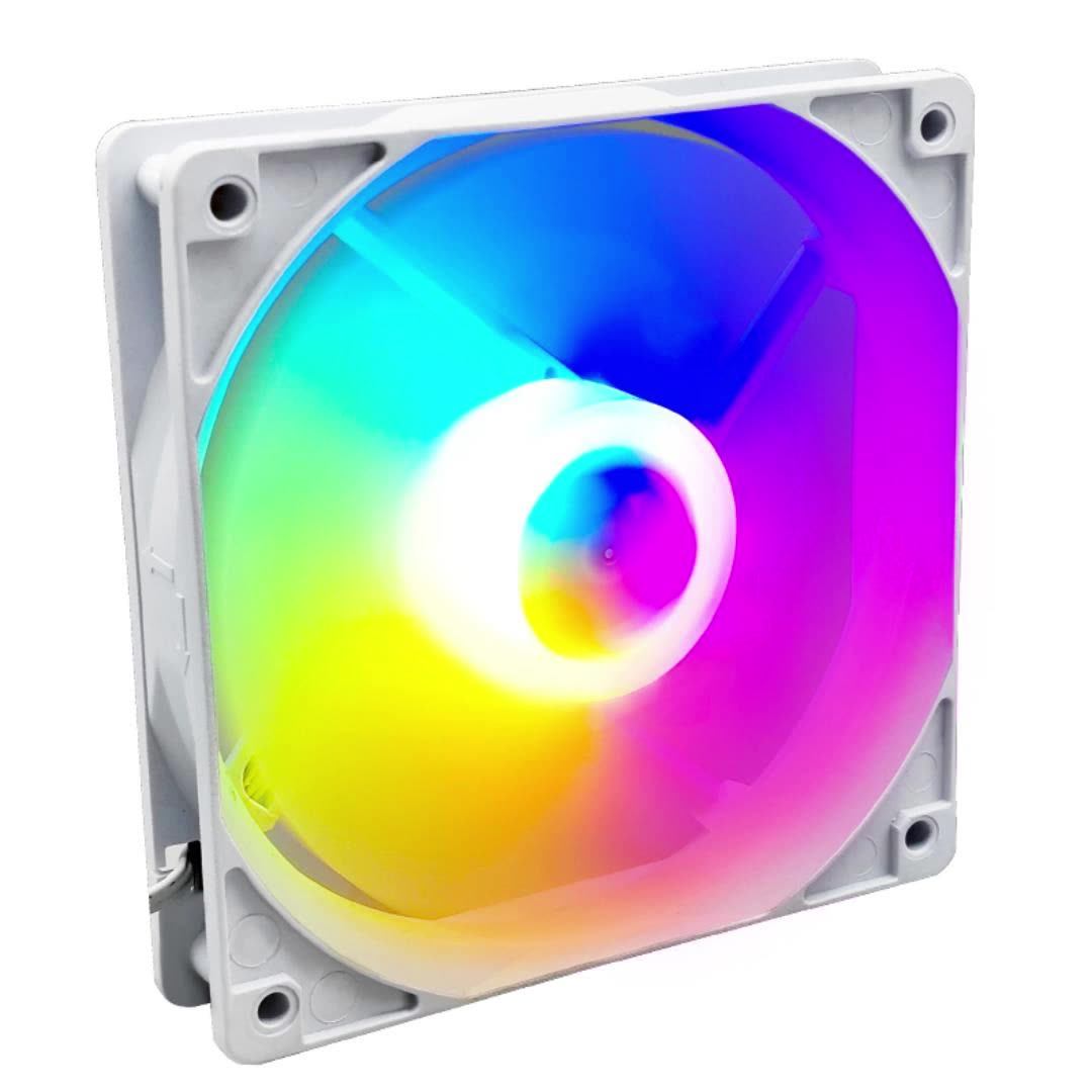 Manmu Oem Argb Fan Rgb Cpu Cooler Pc Fan 120mm White Cooling Cooler ...