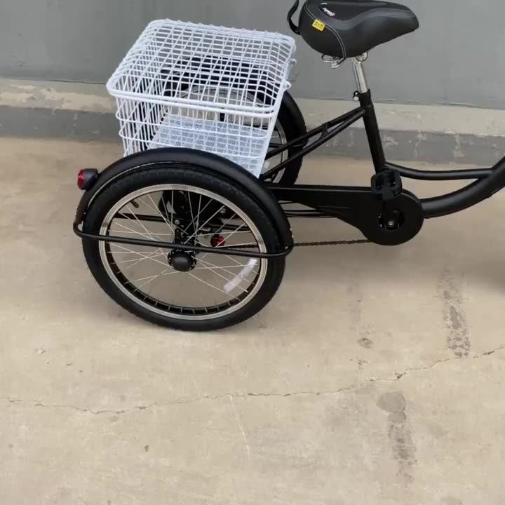 China Hot Verkoop Volwassenen Drie 3 Wiel Fiets Elektrische Driewielers Voor Cargo 250w 36v 3