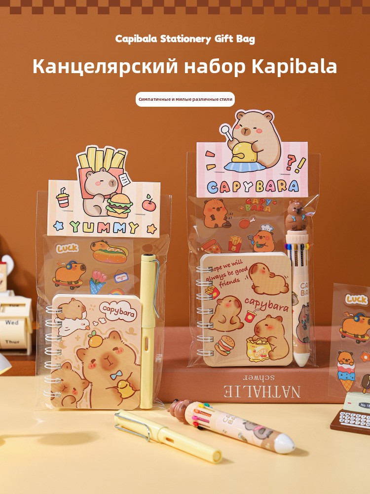 卡皮巴拉中小学生全班毕业奖品升开学伴手礼表彰礼品儿童生日回礼