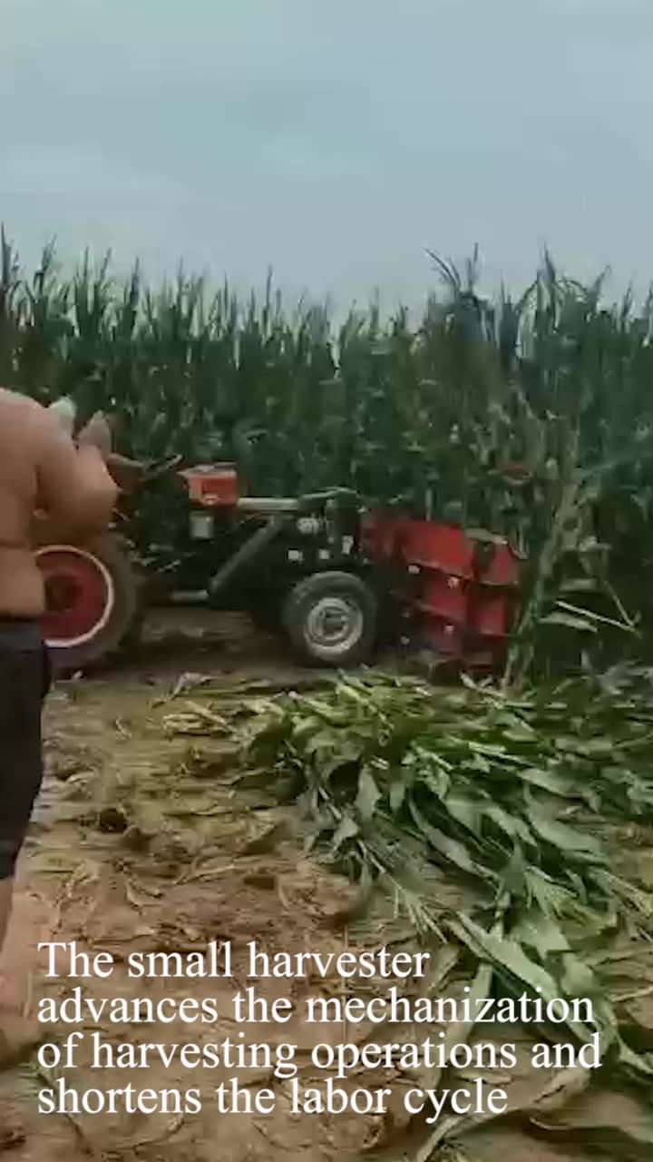 Mini Manual Wheat Cutter Tractor Mounted Corn Harvester Combine Grain Machine For Rice Sale