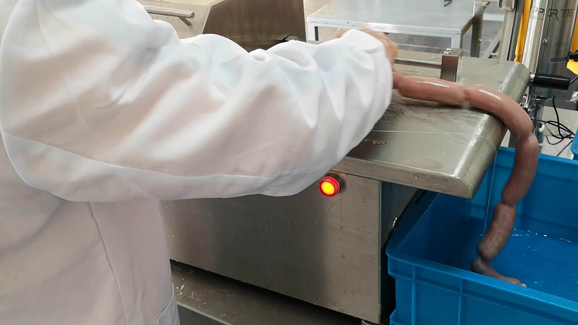 Natural Casing Semiauto Sausage Portioning Machine For Small Meat Factory Buy Semiauto