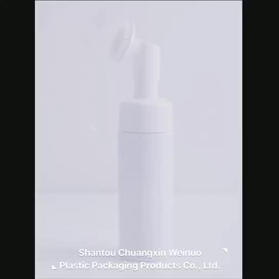 Face Wash Empty White Bottle For Facial Cleanser Pet 150ml Plastic Foam
