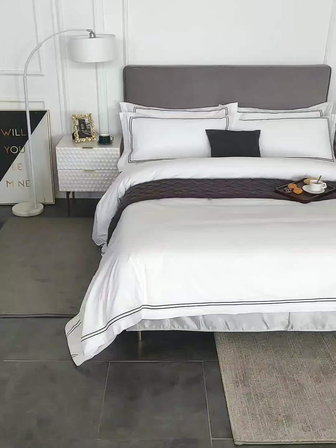 Bed Professional Linen Factory Price 5 Star Comfort Sheet 4 Pcs 100