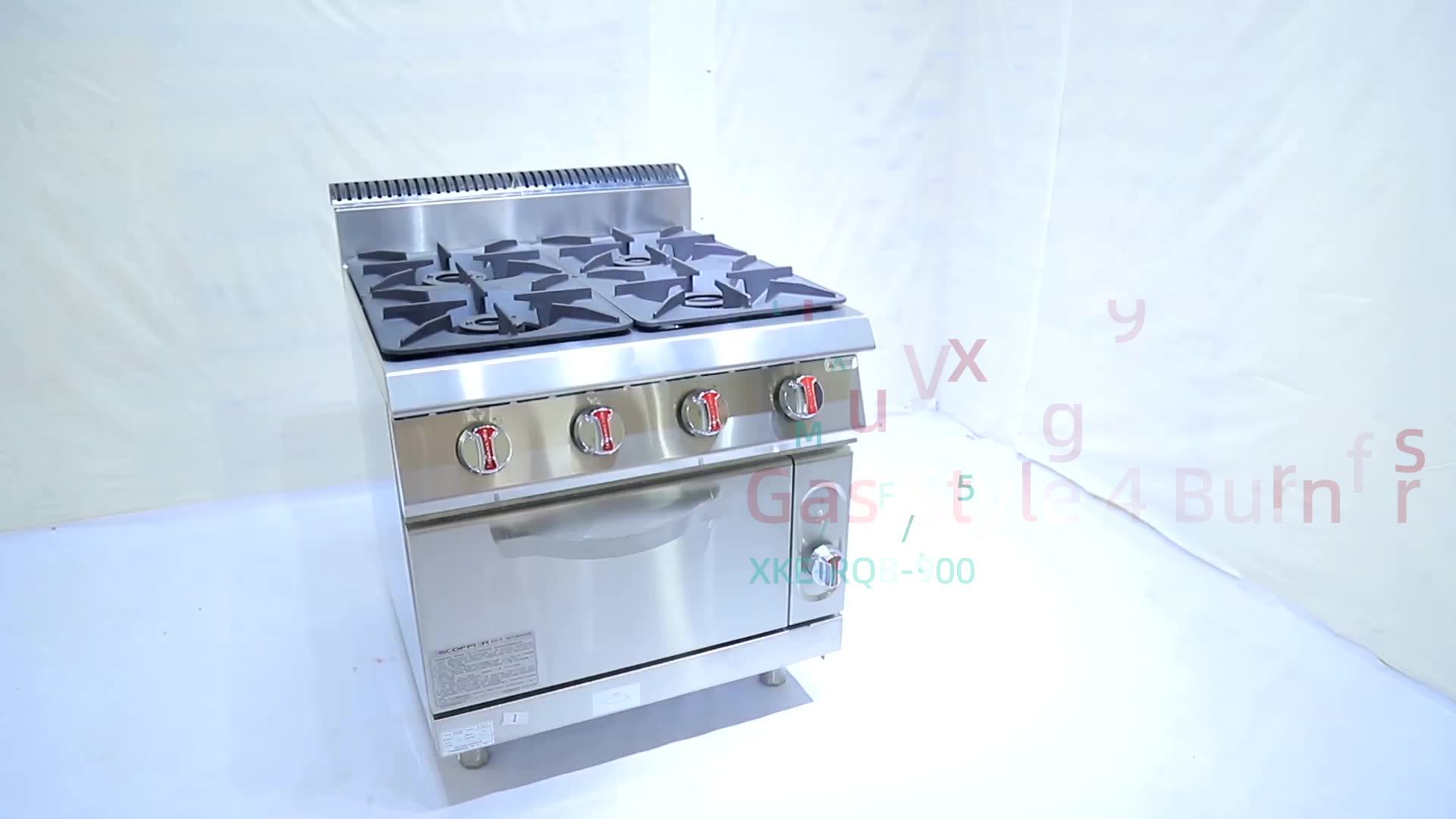 Commercial Full Series Kitchen Equipment Free Standing Stainless Steel